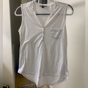Primark | White Lightweight Casual Tank Top | Size: S